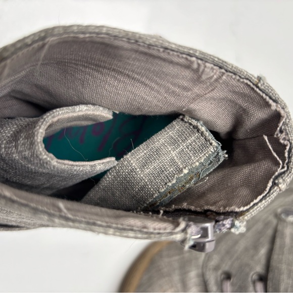 Blowfish Malibu Gray Women's Wedge Ankle Boots - Picture 6 of 7